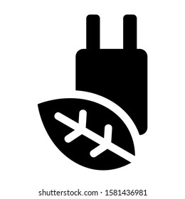 green power icon isolated sign symbol vector illustration - high quality black style vector icons
