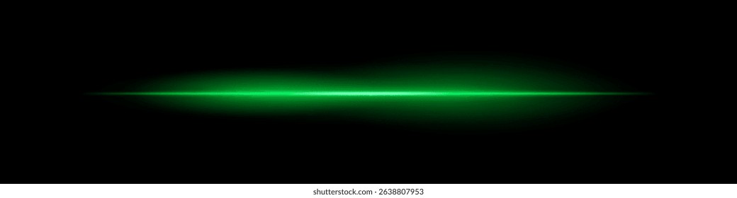 Green power streak. Focused beam with intense glow and wide radial blur, creating hot energy feel on black background. Great for sci-fi, flame, speed visuals.