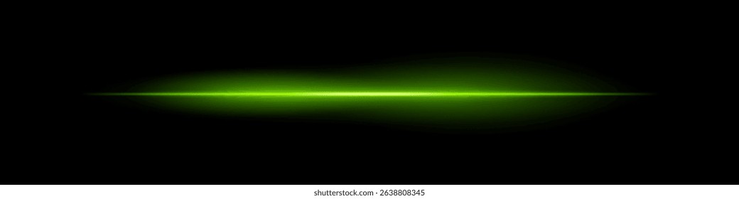 Green power streak. Focused beam with intense glow and wide radial blur, creating hot energy feel on black background. Great for sci-fi, flame, speed visuals.