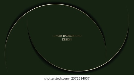 Green premium background vector design. Luxury green background. 3D premium green background.