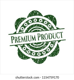 Green Premium Product distress grunge stamp