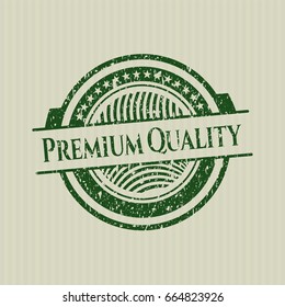 Green Premium Quality distressed rubber stamp