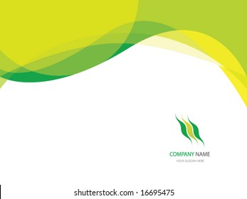 green presentation background