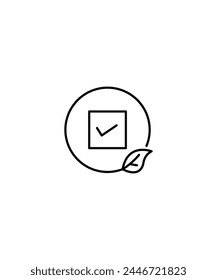 green product icon, vector best line icon.