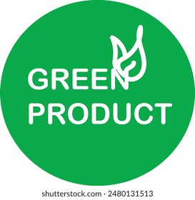 green product sign and tag suitable for all products