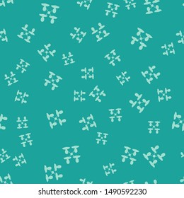 Green Project team base icon isolated seamless pattern on green background. Business analysis and planning, consulting, team work, project management.  Vector Illustration