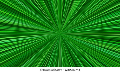 Green psychedelic abstract striped sun burst background design - vector blast illustration
