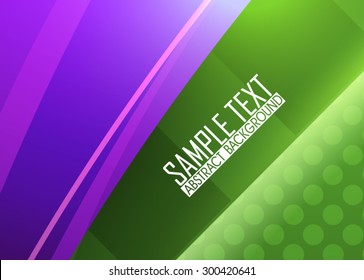 Green And Purple Abstract Background