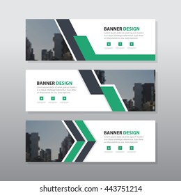 Green Purple Abstract Corporate Business Banner Template, Horizontal Advertising Business Banner Layout Template Flat Design Set , Clean Abstract Cover Header Background For Website Design