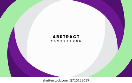 Ilustración vectorial de fondo geométrico abstracto verde y púrpura