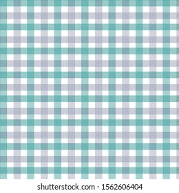 Green purple check pattern. Texture for plaid, tablecloths, clothes, shirts, dresses, paper, bedding, blankets, quilts and other textile products. Vector illustration EPS 10