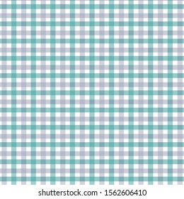 Green purple check pattern. Texture for plaid, tablecloths, clothes, shirts, dresses, paper, bedding, blankets, quilts and other textile products. Vector illustration EPS 10