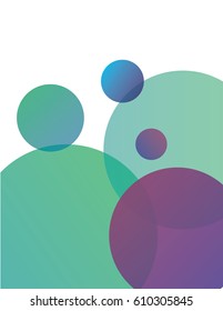 Green and Purple Circles