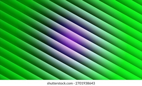 Grüner und violetter diagonaler, gestreifter Farbverlauf-Hintergrund