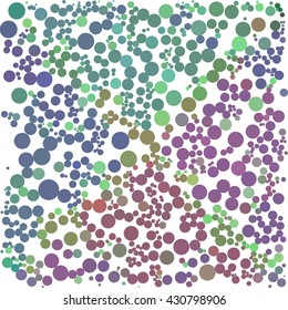 Green purple dot on white business background