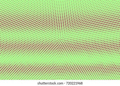 Green and purple dotted halftone vector background. Fresh natural colors linear gradient. Striped halftone pattern. Retro halftone banner template. Bright dotted texture. Abstract dotted backdrop