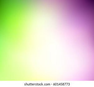 Green   purple gradient backdrop and sunlight  Abstract spring blurred background and space for text  Floral concept for your graphic design  banner poster  Vector illustration 