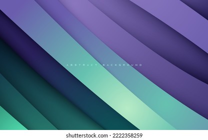 Green and purple gradient dynamic dimension layers background