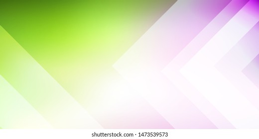 Green and purple Landing Page. Gradient trendy colors background. Floral concept for your graphic design, banner or poster. Vector illustration.