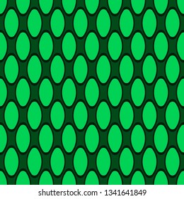 Green python. Snake skin texture. Vector.