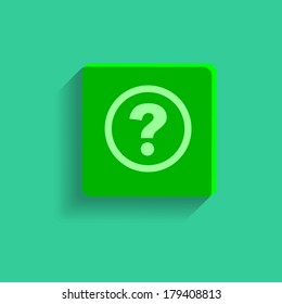 green question mark icon  
