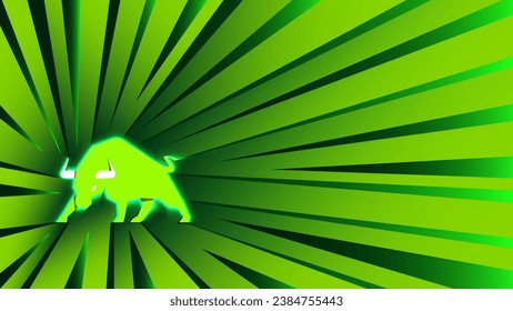 Green Racing Stripes: Abstract buffalo Design Powering Prestige and Speed