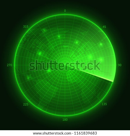 Green Radar Navy Submarine Sonar Aims เวกเตอร์สต็อก (ปลอดค่าลิขสิทธิ์ ...