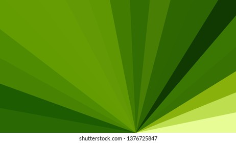Green Radial Burst Background