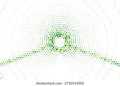 Green Radial Pixel Dot Burst Abstract Halftone Vector Background - Powered by Shutterstock - Get 15% off with code: PIKWIZARD15