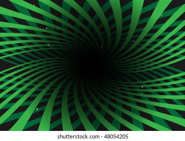 Green radial star paths