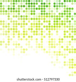 Green Random Dots Background, Creative Design Templates