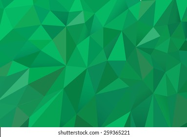 Green Random Triangles Texture vector Composition