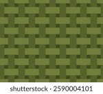 Green Rattan seamless pattern. Texture of the weave. Vector illustration.