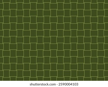Green Rattan seamless pattern. Texture of the weave. Vector illustration.