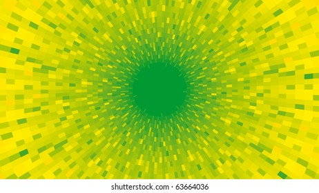 Green Ray of Lights explosion