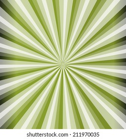 Green rays background