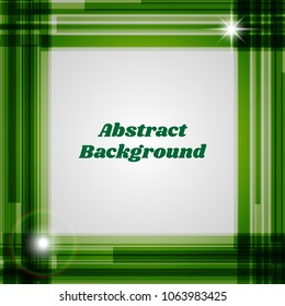 Green rectangle bars obliquely vector, abstract background.