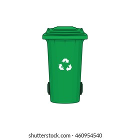  green recycle garbage 