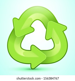 green recycle icon
