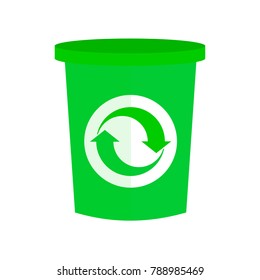 Green Recycle Icon