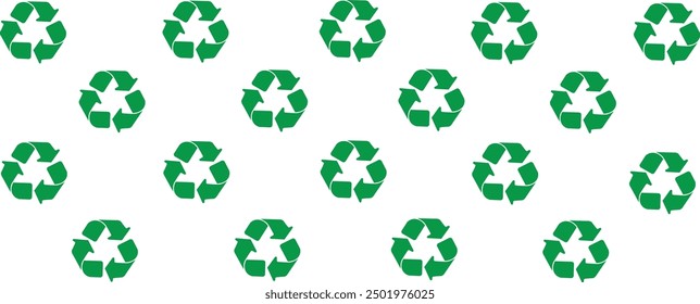 green recycle sign pattern background suitable for many uses	
