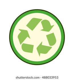 green recycle symbol