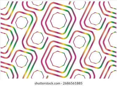 Abstraktes geometrisches nahtloses Muster