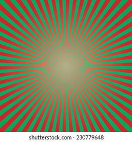 green red background : sunburst vector