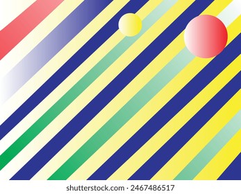Green, red and blue  color combination gradient background design.