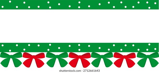 Forma redonda de la decoración del ornamento del árbol de navidad del arco verde y rojo