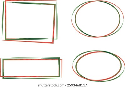 green red colorful art abstract borders
