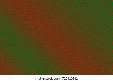 Green and red dotted halftone vector background. Autumn colors diagonal gradient. Dark halftone pattern. Retro halftone banner template. Orange green dotted pattern. Abstract Halloween backdrop