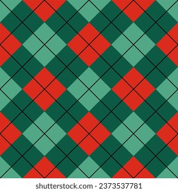 Green and red Fabric table Pattern background