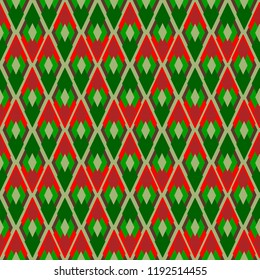  green and red  figures for Christmas gifts